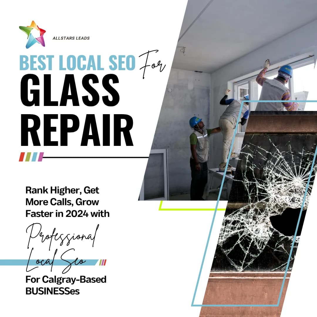 Best Local SEO for Glass Repair — graphic designed by Sundas Waqar