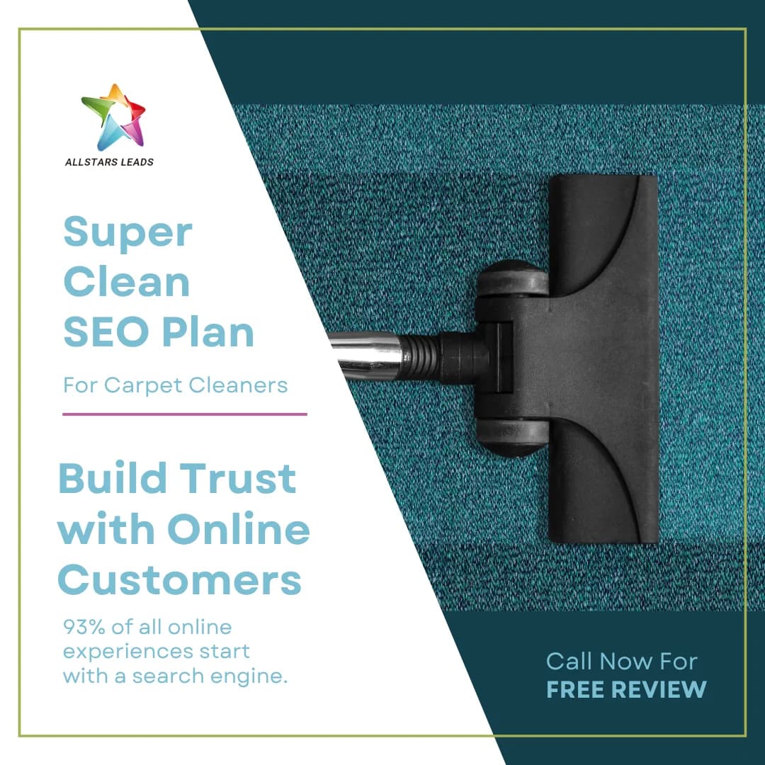 Super Clean SEO Plan for Carpet Cleaners — graphic designed by Sundas Waqar