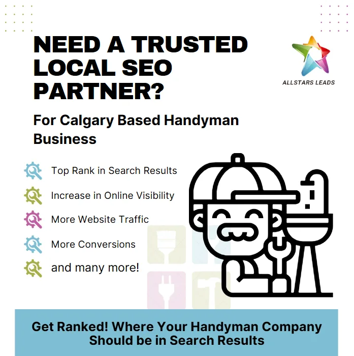 A Trusted Local SEO Partner for Handymen — graphic designed by Sundas Waqar
