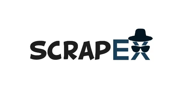 ScrapeX — Logo — graphic designed by Sundas Waqar