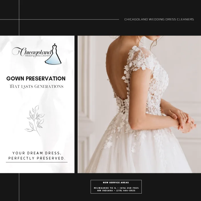 Gown Preservation That Lasts Generations — graphic designed by Sundas Waqar