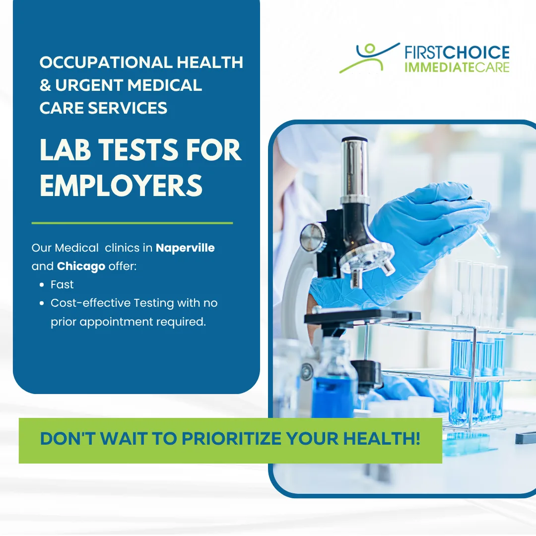 Lab Tests for Employers — graphic designed by Sundas Waqar