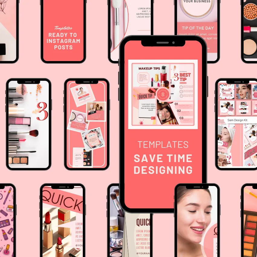 Templates Save Time Designing — Set Cover — graphic designed by Sundas Waqar
