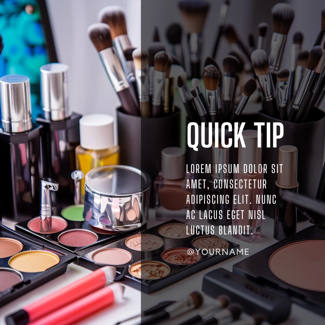 Quick Tip — Dark Studio — graphic designed by Sundas Waqar