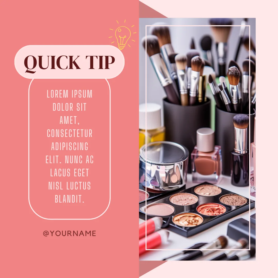 Quick Tip — Split Frame — graphic designed by Sundas Waqar