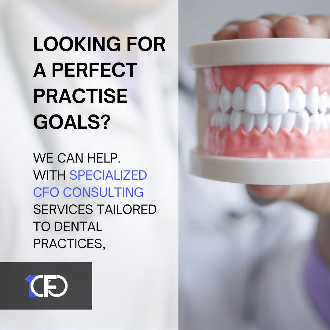CFO Consulting for Dental Practices — graphic designed by Sundas Waqar